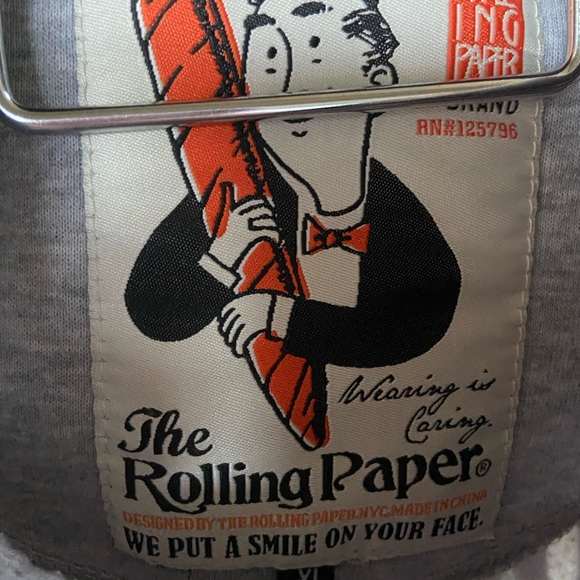 The Rolling Paper Street Sign Graphic Hoodie XL long sleeve - Picture 3 of 7
